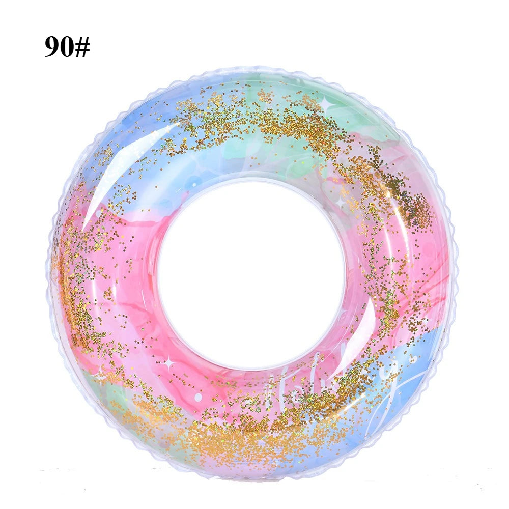 Summer Inflatable Transparent Swimming Ring | Fun for All Ages