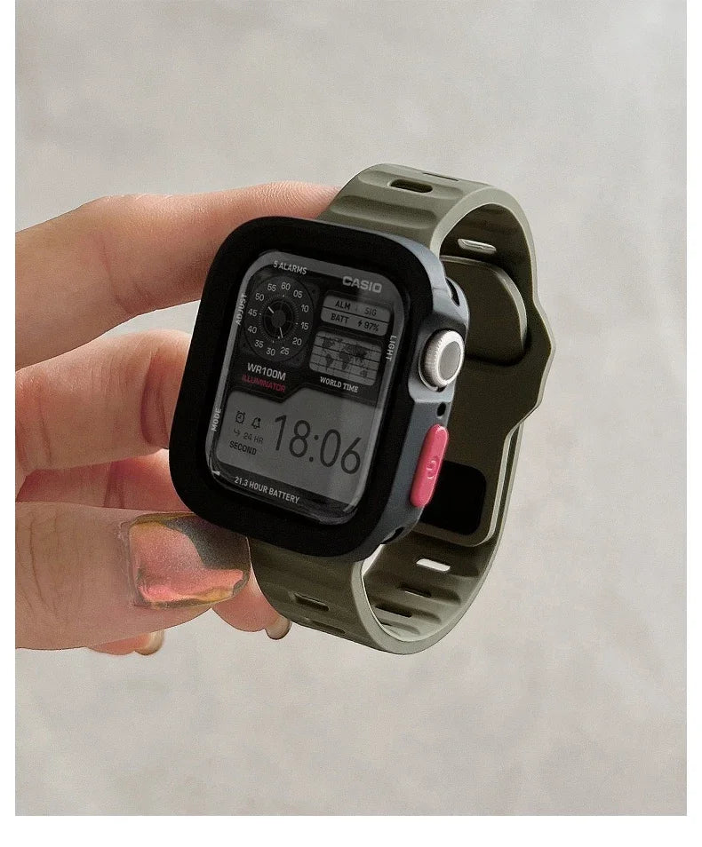 Silicone Case and Strap for Smart Watches | Comfortable & Durable