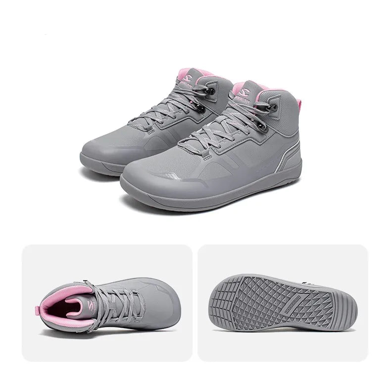 Unisex Mid Top Barefoot Hiking Shoes | Comfortable Trail Boots