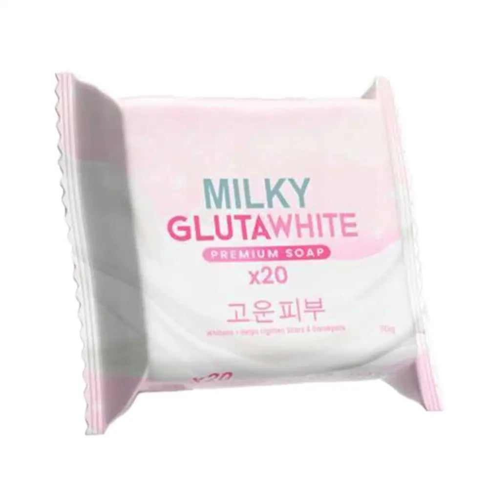 Premium Korean Glutathione Milk Soap | Deep Cleansing & Nourishing