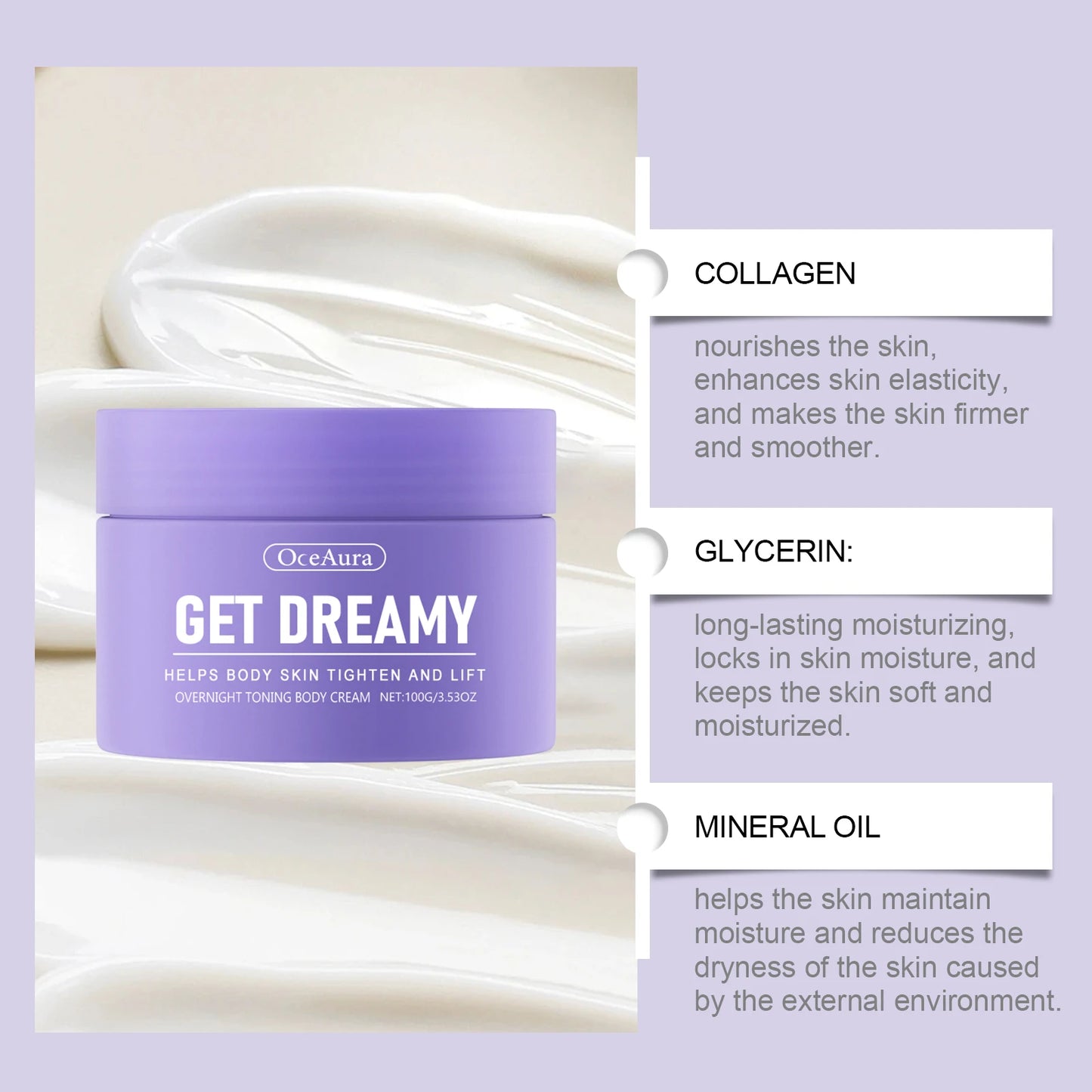 Deep Moisturizing Body Lotion | Firming Skin Cream for All Skin Types