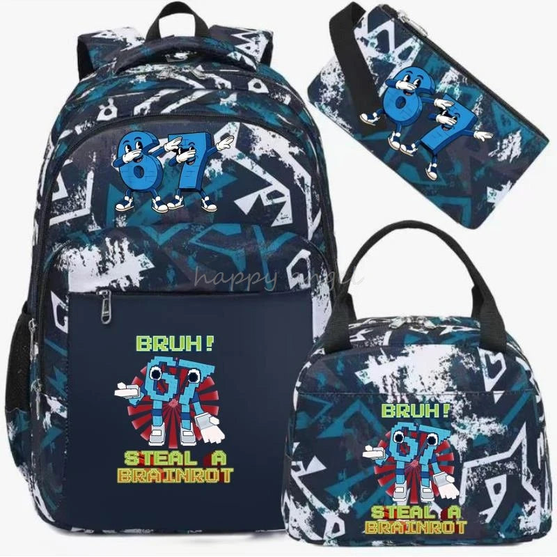 Camouflage Backpack Set with Lunch Bag | Stylish & Practical Rucksack