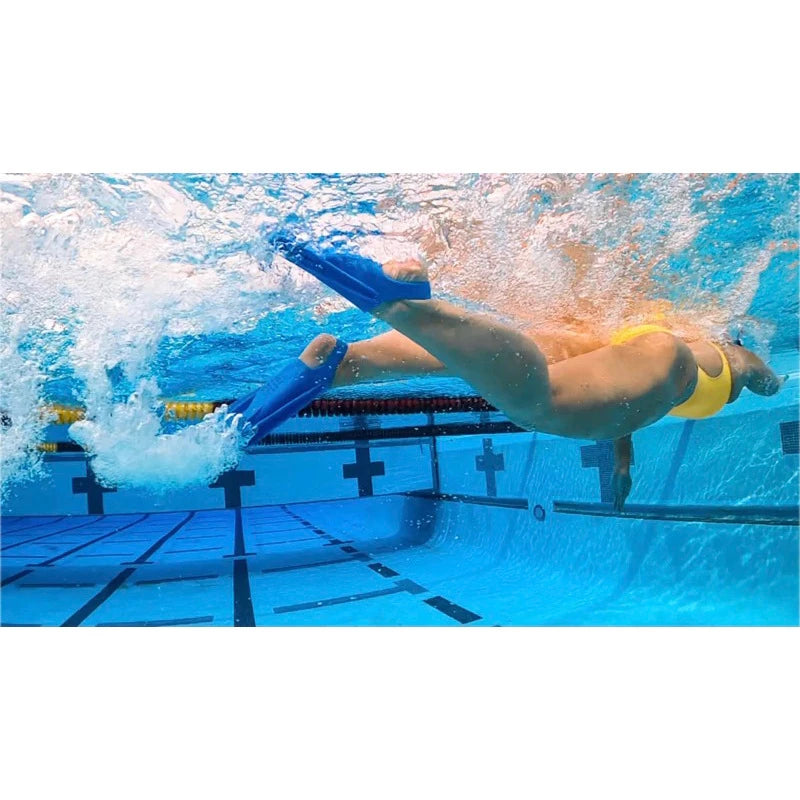 Adjustable Short Swimming Flippers | Comfortable Swim Fins