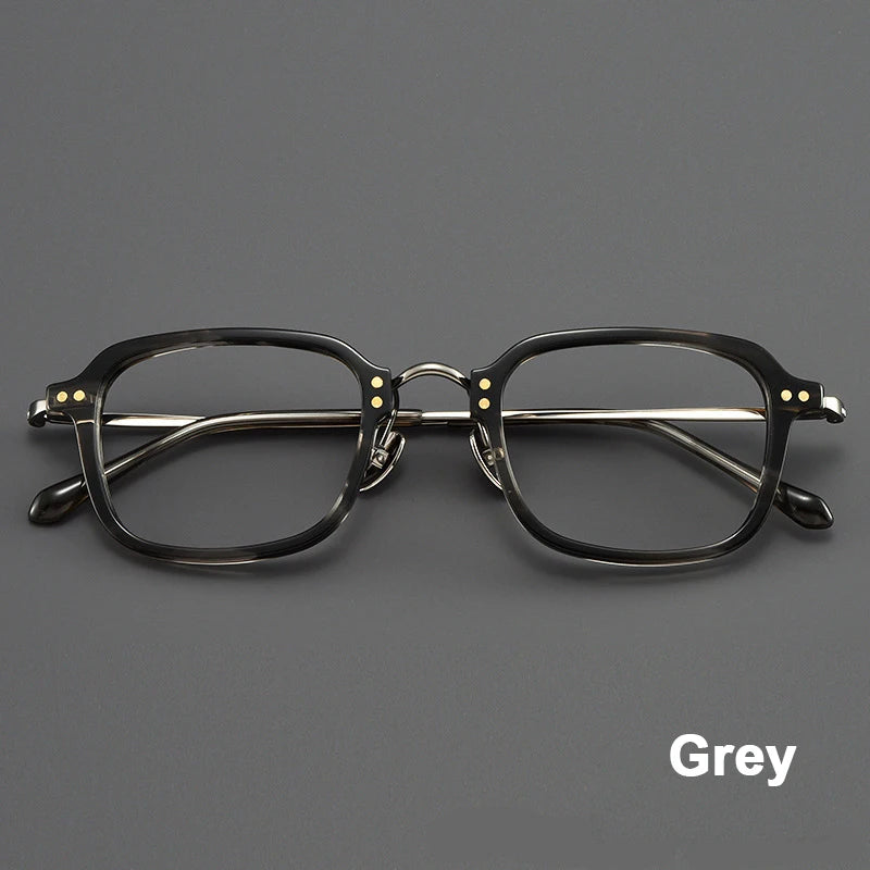 Ultra-Light Retro Square Frame Glasses | Stylish Eyewear for Trendsetters
