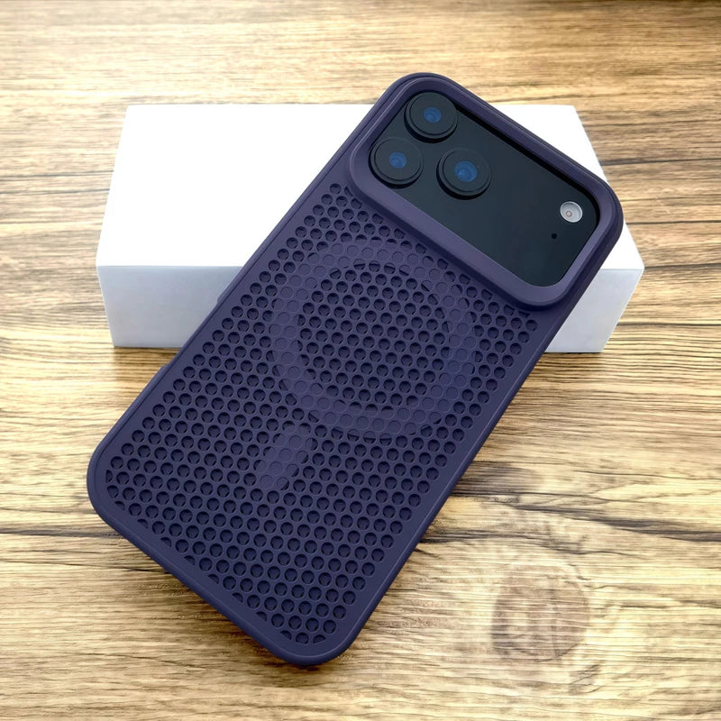 Luxury Heat Dissipating Hard Case for iPhone 17 Series