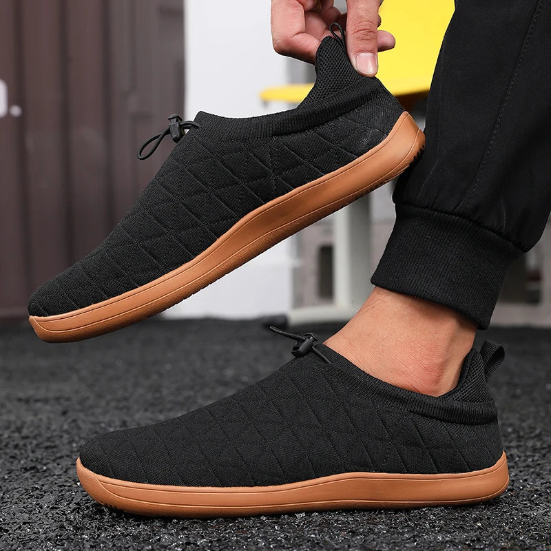 Minimalist Grey Sports Shoes for Daily Comfort | Unisex Slip-In