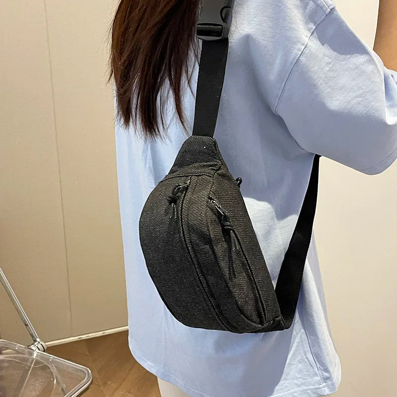Casual Corduroy Belt Bags for Women | Stylish Fanny Pack