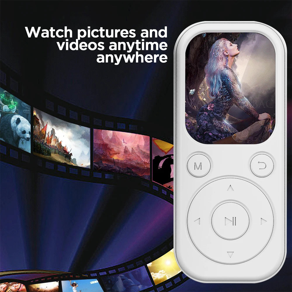 Compact MP3 MP4 Music Player | Bluetooth, Alarm Clock & E-Book
