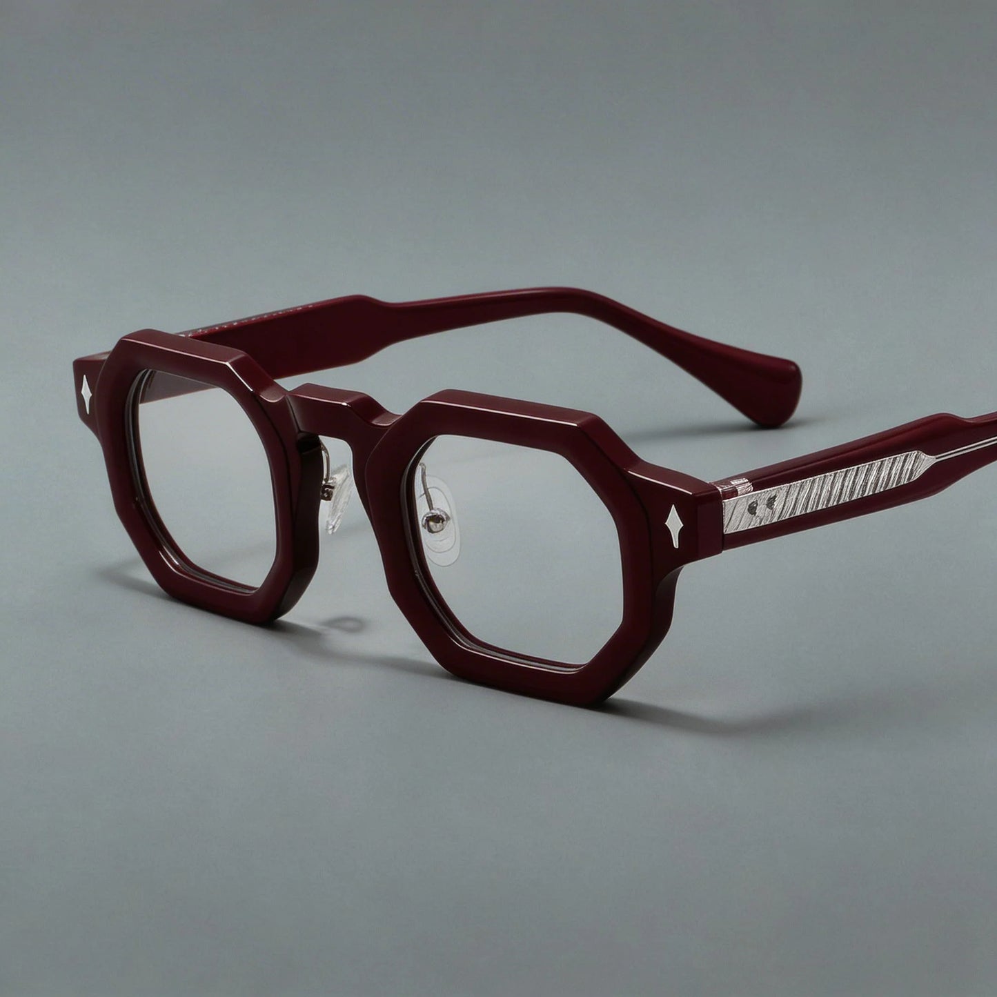 Stylish Hexagonal Acetate Eyeglasses Frames for Men & Women