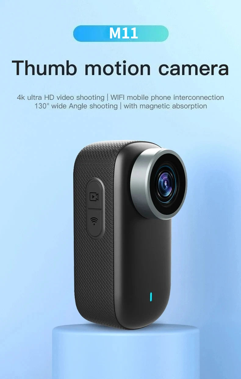 4K WiFi Waterproof Sports Camera | Outdoor Magnetic Action Cam