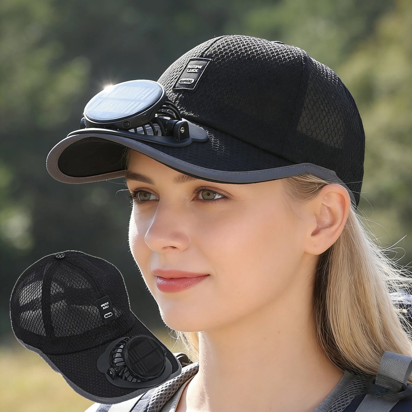 Solar Charging Fan Hat | Breathable UV Protection Baseball Cap