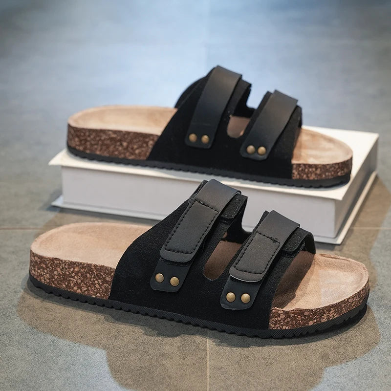 Men's Sandals, Fashionable and Versatile Casual Sandals for Couples, Suitable for Walking and Leisure, Suitable for Indoor and Outdoor Use, Beach-Friendly, Unisex, Suitable for All Seasons