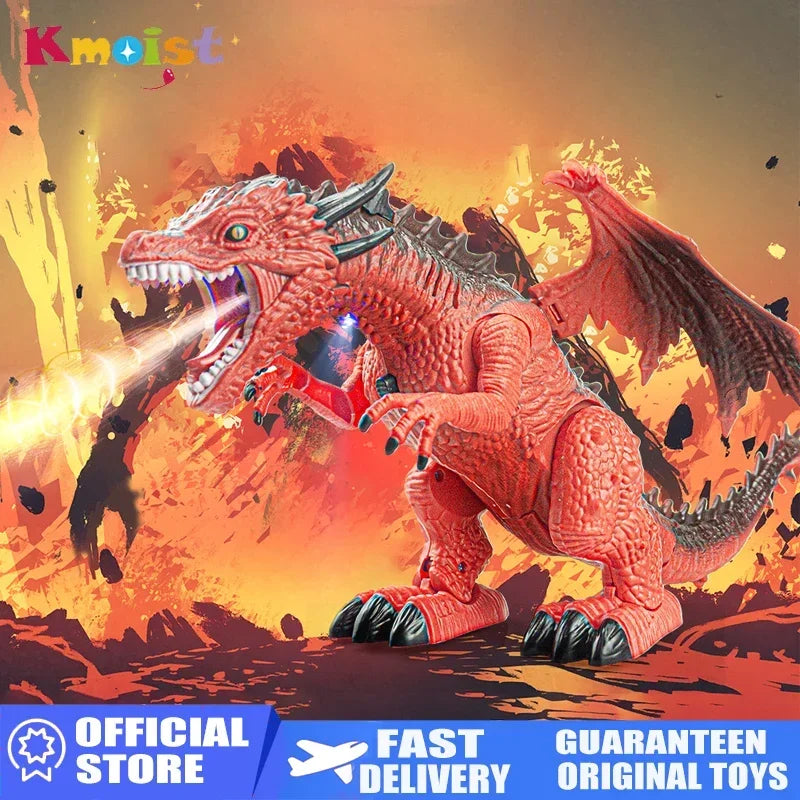 Remote Control Dinosaur Toy | Interactive LED Lights & Sounds