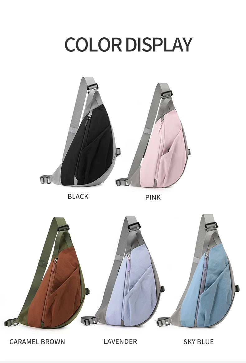 Versatile Outdoor Chest Bag | Large Capacity Sports Messenger Bag