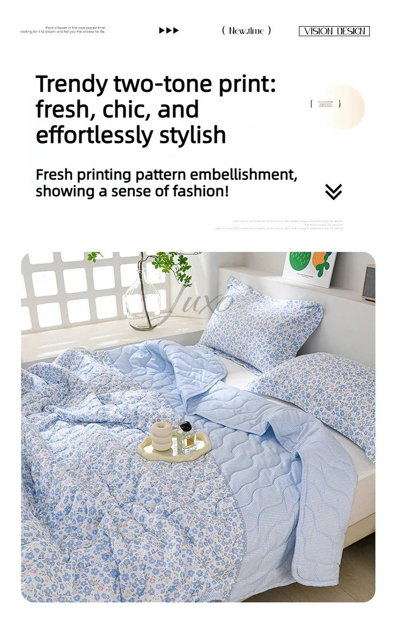 Lightweight Breathable Cooling Summer Quilt | Soft Duvet Comforter