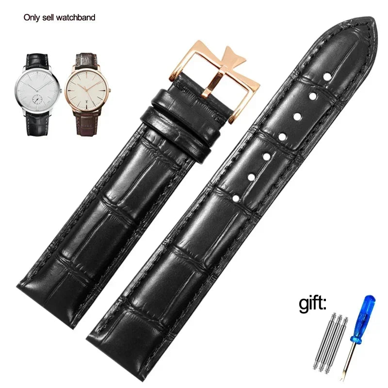 Genuine Leather Watch Band | Stylish Replacement Straps