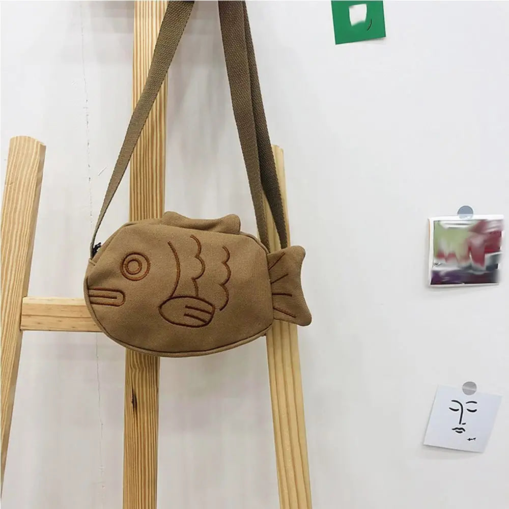Bolso de Hombro Grande de Dibujos Animados | Bandolera Cruzada Elegante
