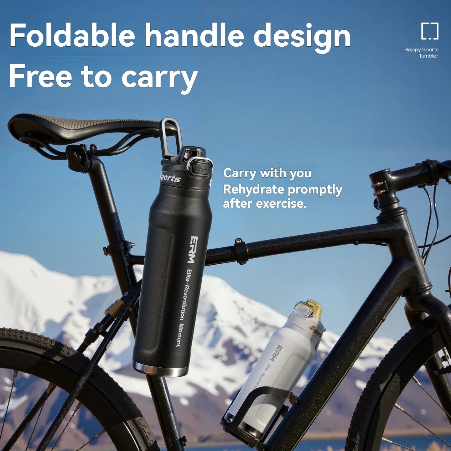 Insulated Stainless Steel Water Bottle | Perfect for Cycling & Sports
