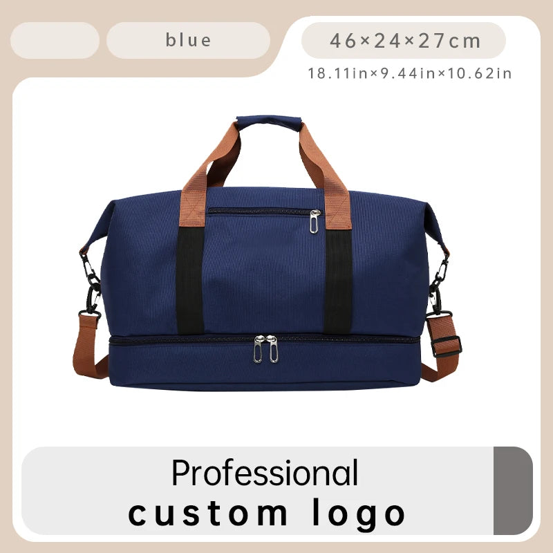 Custom Logo Unisex Gym Duffle Bags | Large Capacity Travel Tote