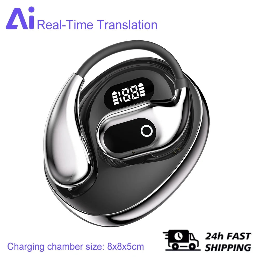 Two-Way Real-Time Wireless Translators | 144 Language Translation Earphones
