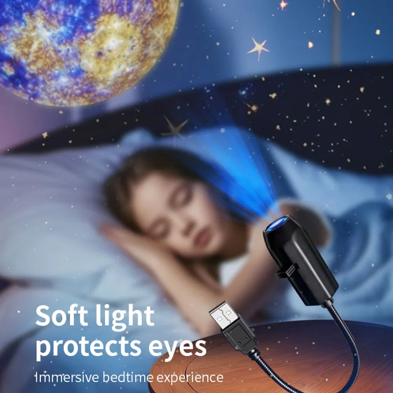 USB Halloween Moon Projector Light | Enchanting Holiday Decor