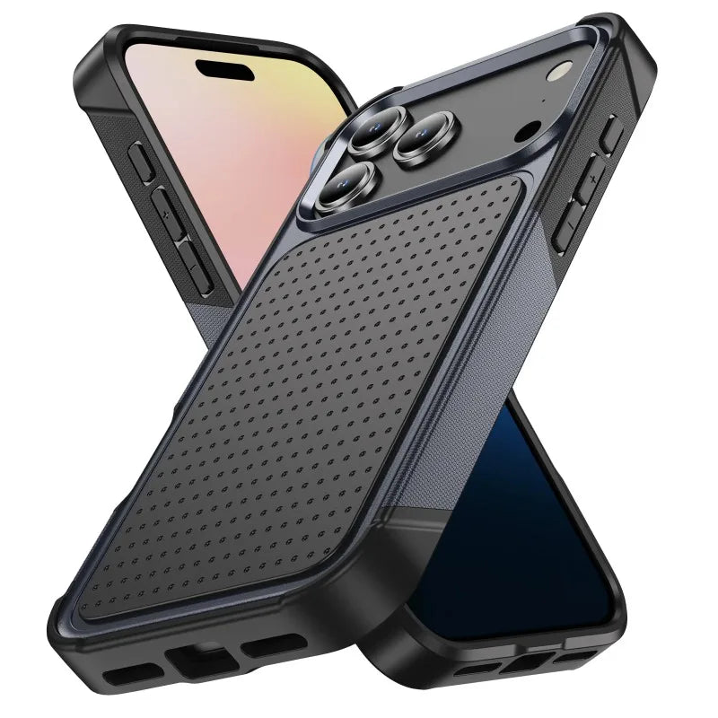 Military Grade 2IN1 Hybrid Armor Phone Case for IPhone 17 Air 16 15 14 Plus 13 12 Pro Max with Packet Box TPU+PC Anti-Drop Cover