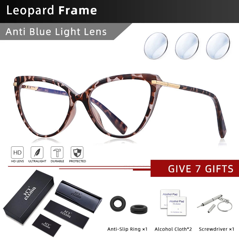 Stylish Cat Eye Reading Glasses | Anti Blue Light Protection