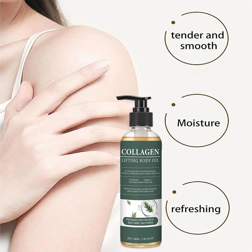 Collagen Body Oil for Moisturizing and Skin Tightening