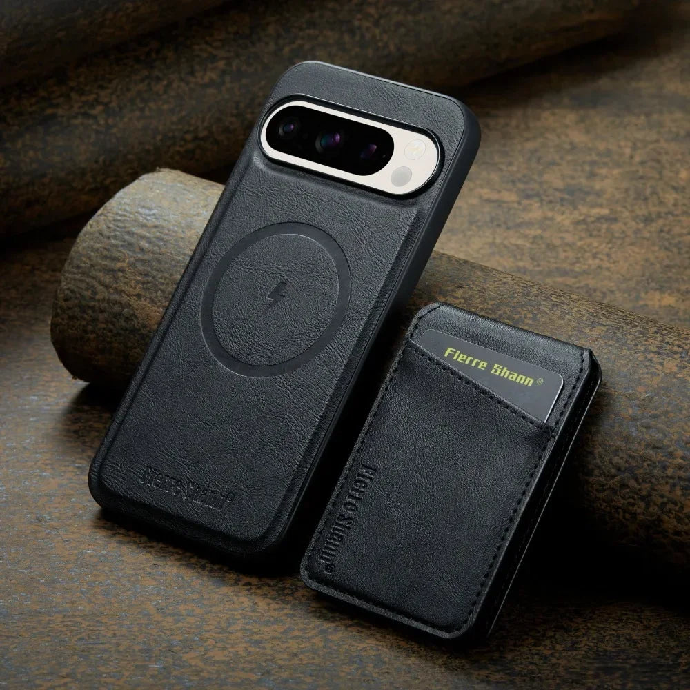 Detachable 2 in 1 Leather Wallet Case for Google Pixel | Card Holder