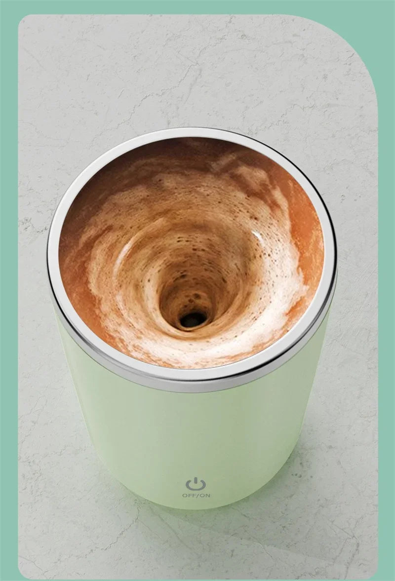 Rechargeable Automatic Coffee Stirring Mug | Electric Mixing Cup