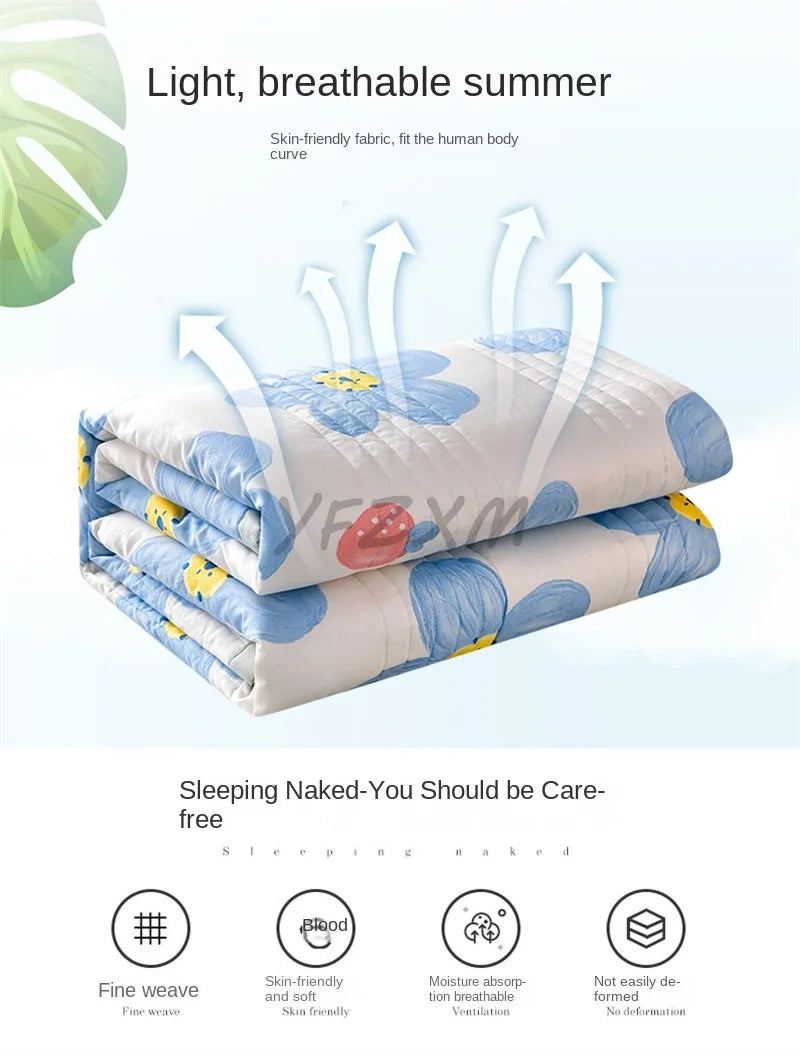 Lightweight Breathable Summer Quilt | Soft Comfortable Blanket