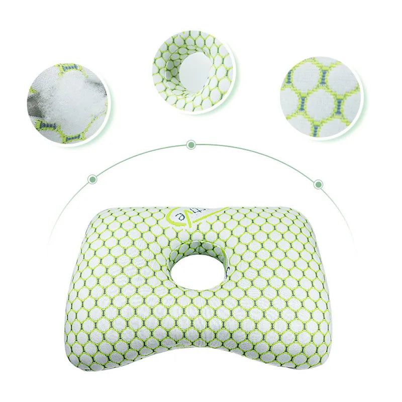 Ice Cooling Double-Layer Sleeping Pillow | Multifunctional Neck Support