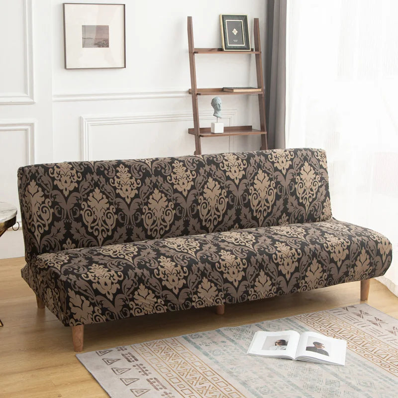Stretch Printed Sofa Bed Cover | Dust-Proof Furniture Protector