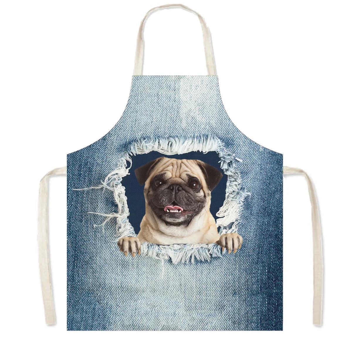 Funny Cat & Dog Apron | Unique Kitchen & Cleaning Pinafore