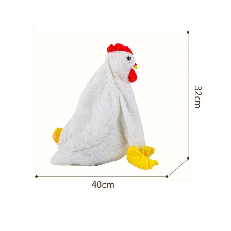 Chickens Shape Crossbody Purse | Cute Plush Handbag for Women