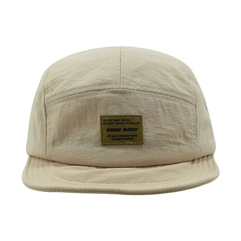 Adjustable 5 Panel Baseball Cap | Quick-Drying Sunscreen Hat