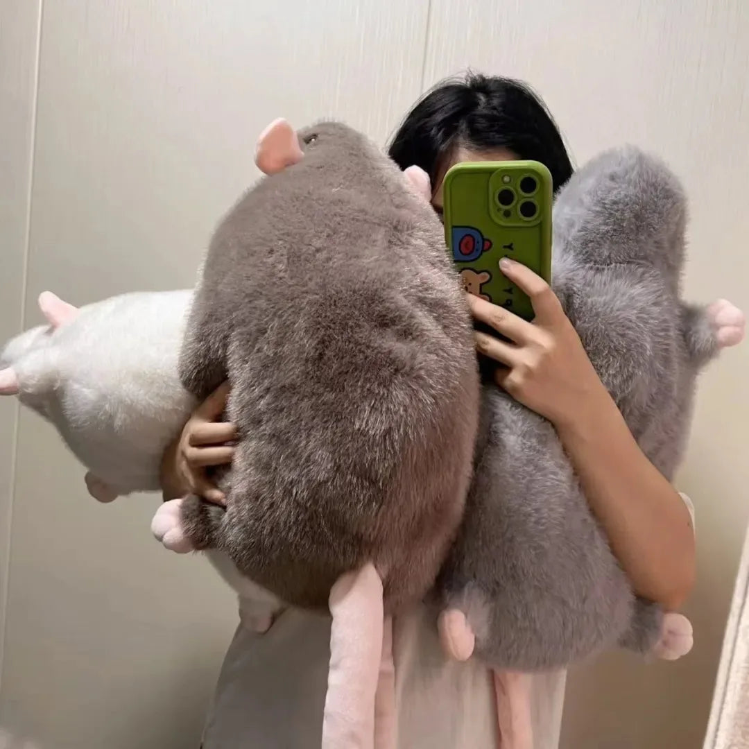 Cute Oversized Mouse Doll | Plush Cartoon Animal Toy for Kids