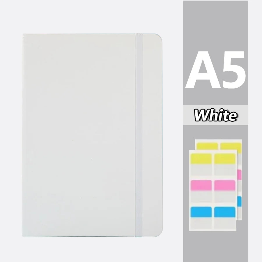 Premium A5 PU Notebook | 200 Pages for Students & Professionals