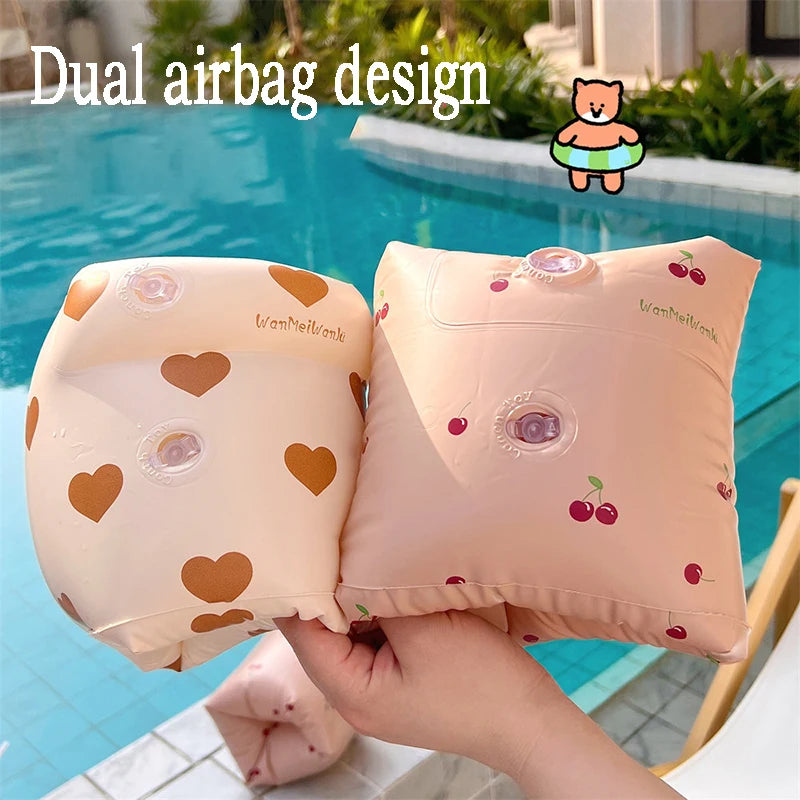 Inflatable Cartoon Swimming Arm Floaties for Kids & Adults