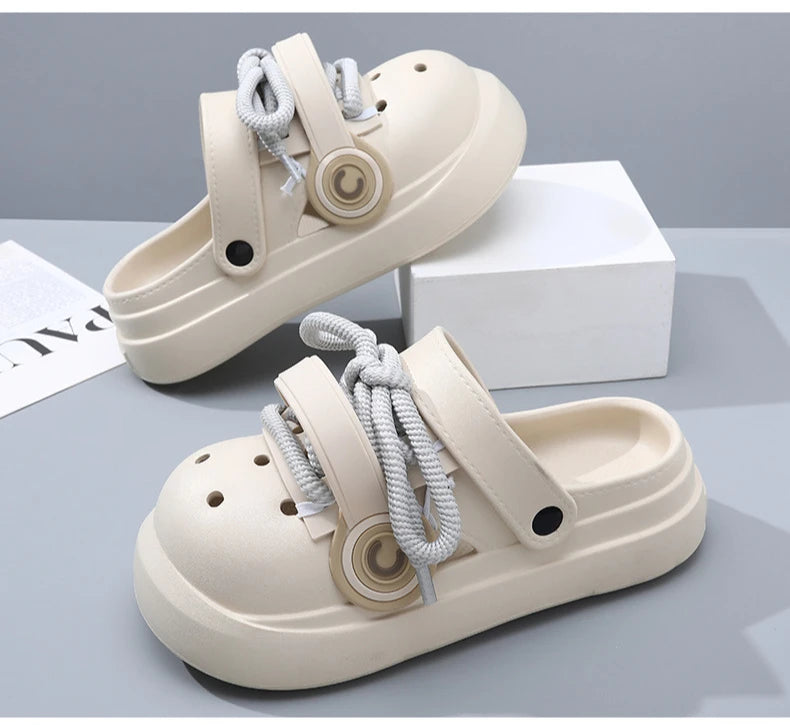 Stylish Women Summer Sandals | Comfortable Lace-Up Clogs for All