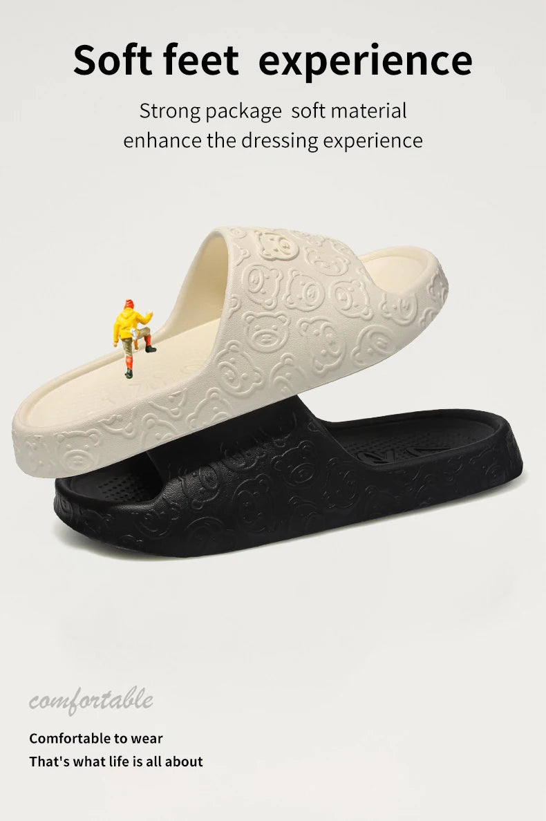Non-Slip Women's Indoor Summer Slippers | Comfortable Bathroom Sandals