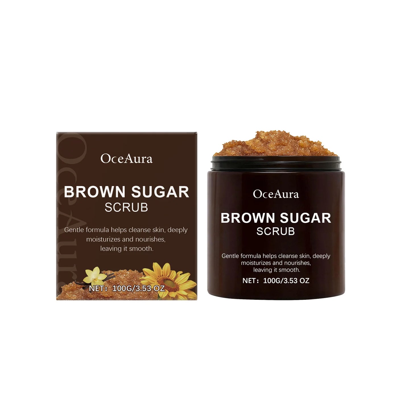 Exfoliating Brown Sugar Scrub for Body | Deep Clean & Moisturize