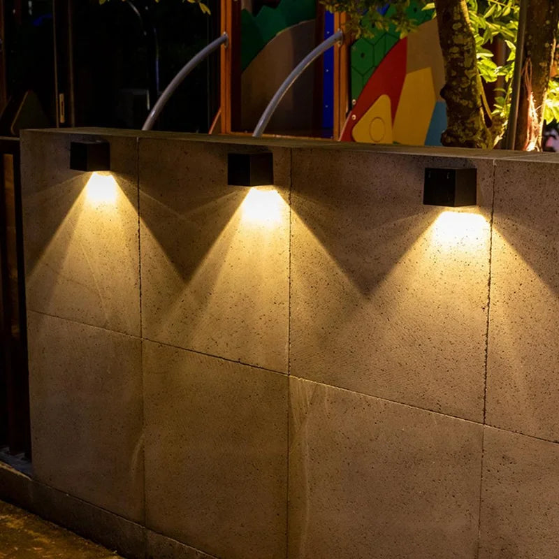 LED Solar Outdoor Wall Lamp | Eco-Friendly Garden Lighting