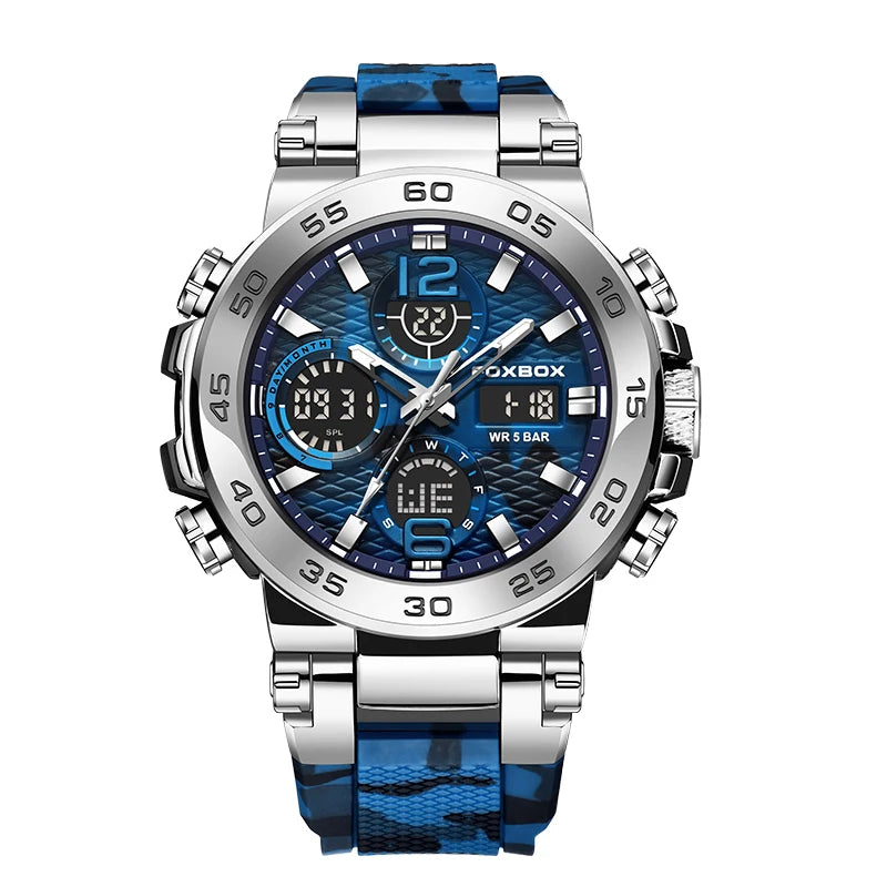 Men's Waterproof LED Sports Watch | Stylish & Multi-Functional