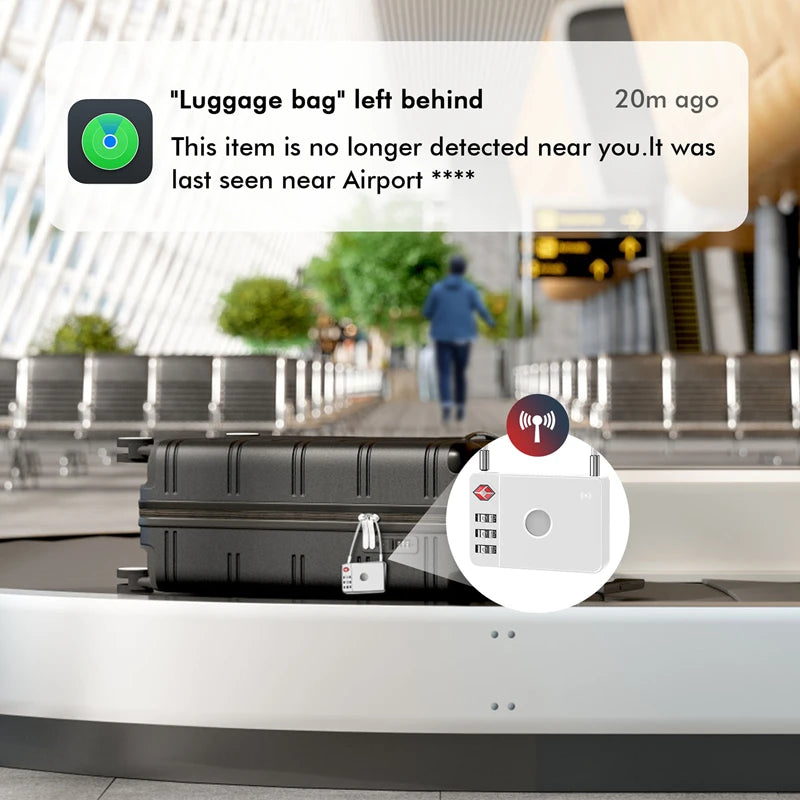 Intelligent Luggage Lock with GPS Tracker | Smart Anti-Lost Padlock