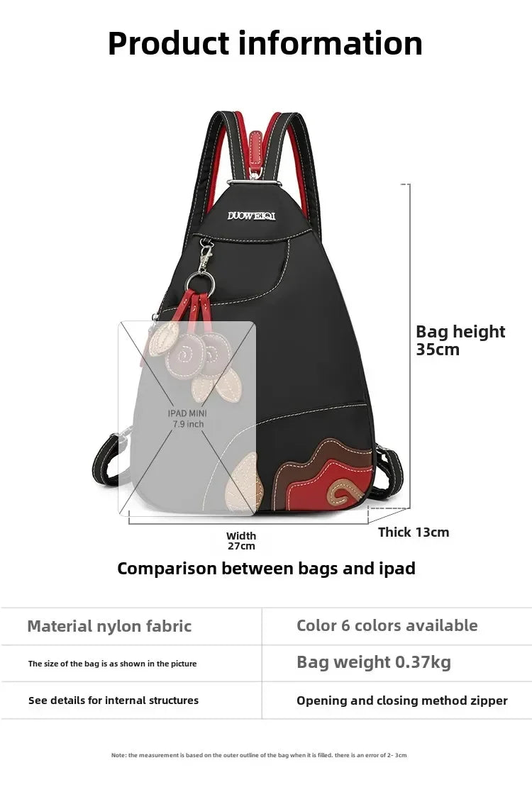 Versatile Casual Nylon Backpacks for Women | Trendy & Spacious