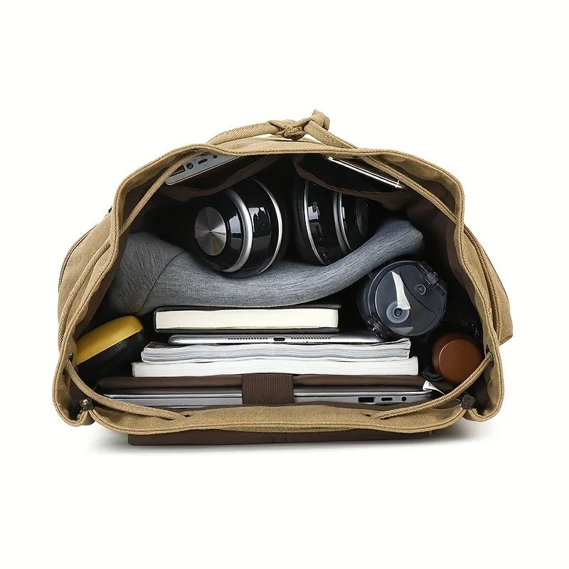 Stylish Large Capacity Canvas Backpack | Unisex Travel Bag