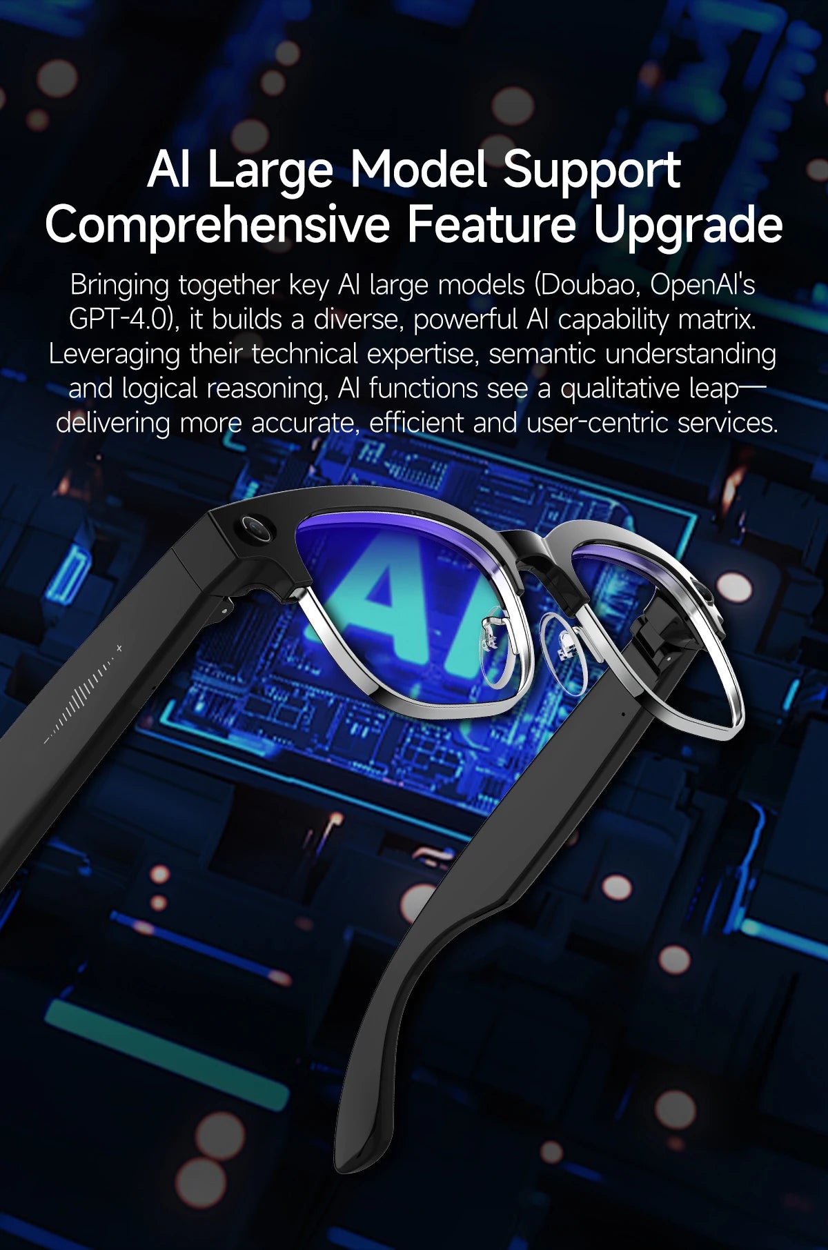 AI Smart Glasses with 8MP Camera & Bluetooth Features | Innovative Eye Wear