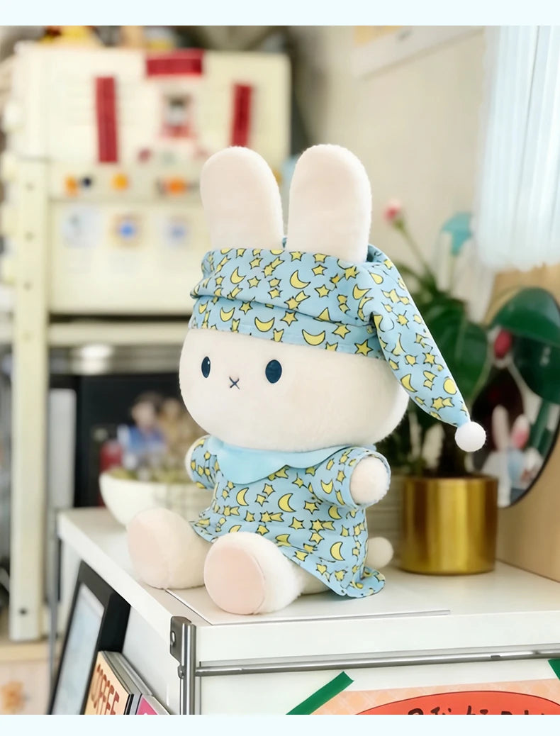 Large Plush Rabbit Pajamas Toy | Cuddle Companion for Kids