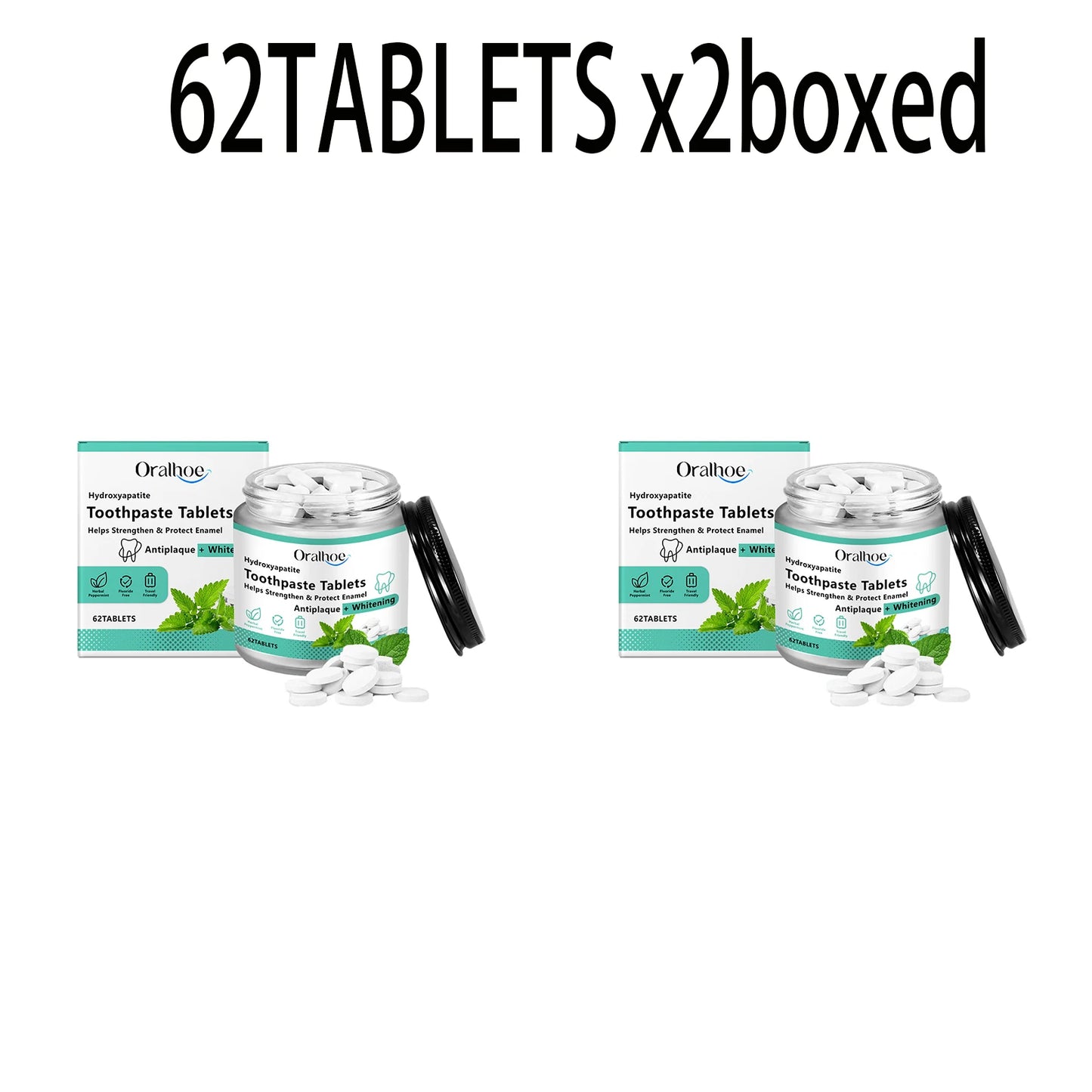 Fresh Mint Toothpaste Tablets | Eco-Friendly Oral Care Solution